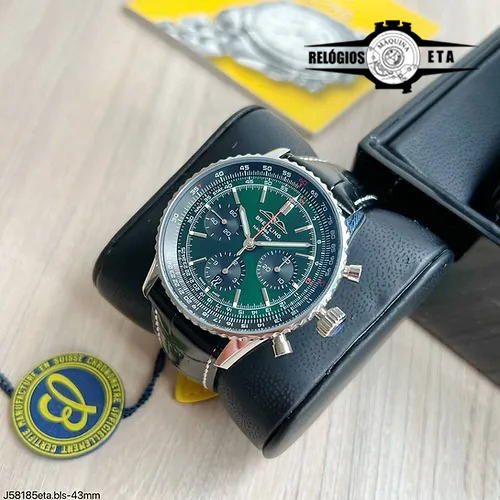 BREITLING NAVITIMER ETA B01 VERDE