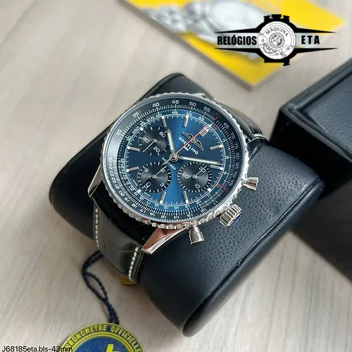 BREITLING NAVITIMER ETA B01 AZUL