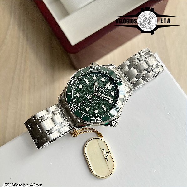 OMEGA SEAMASTER ETA JVS AÇO