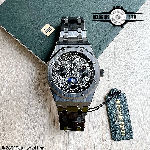 AUDEMARS PIGUET ROYAL OAK PERPETUEL BLACK ETA JK28310