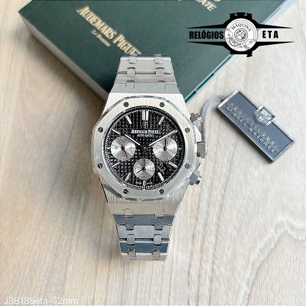 AUDEMARS PIGUET ETA PRATA AÇO
