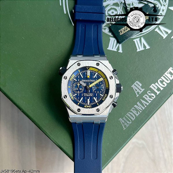 AUDEMARS PIGUET ETA BORRACHA AZUL