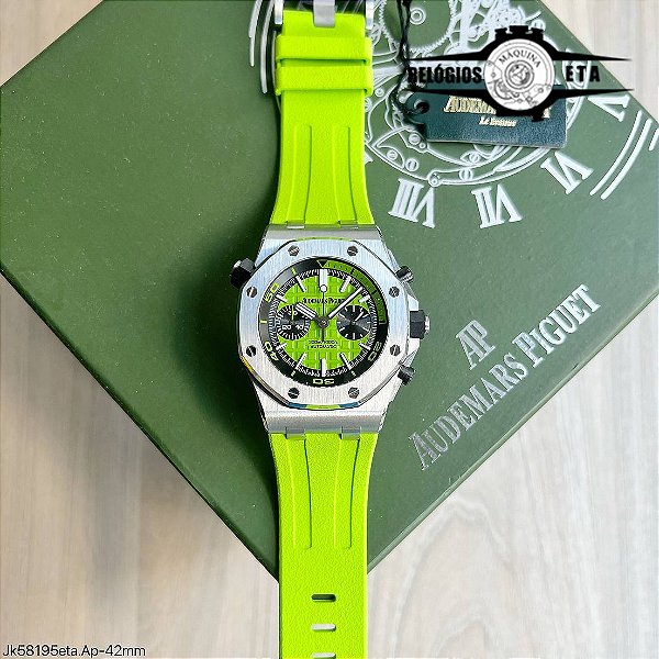 AUDEMARS PIGUET ETA BORRACHA VERDE