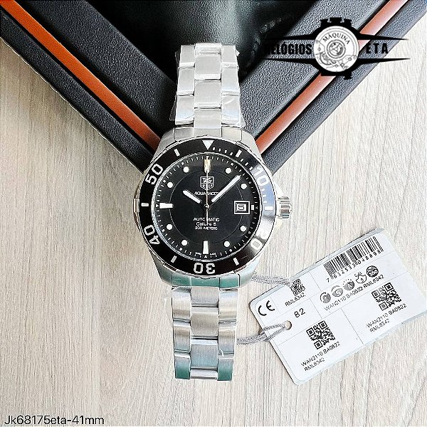 TAG HEUER CALIBRE 5 ETA AÇO PRETO
