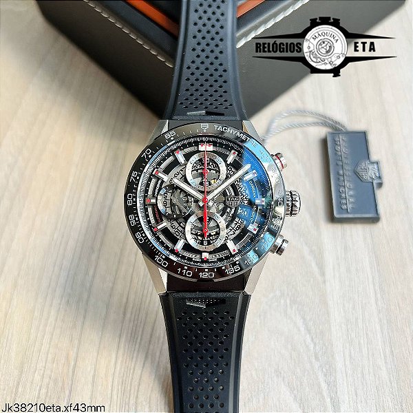 TAG HEUER CARRERA 01 ETA SILICONE