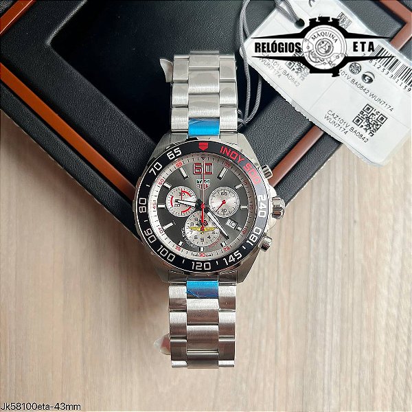 TAG HEUER FORMULA 1 ETA AÇO PRATA