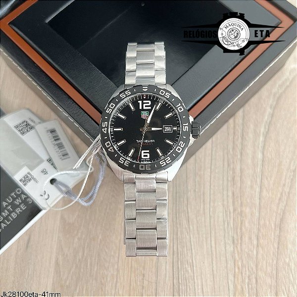 TAG HEUER FORMULA 1 ETA PRATA AÇO