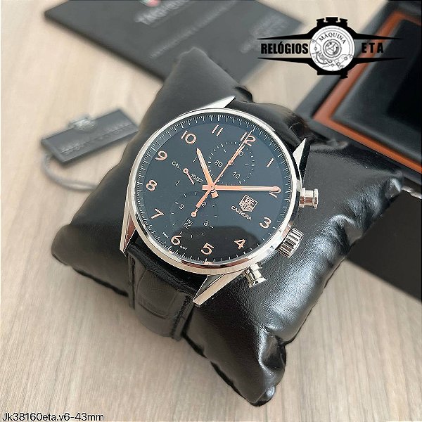 TAG HEUER CALIBRE 1887 ETA COURO