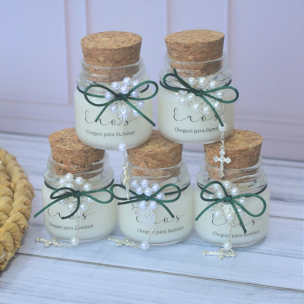 Vela Aromática Rolha 40g Mini Terço