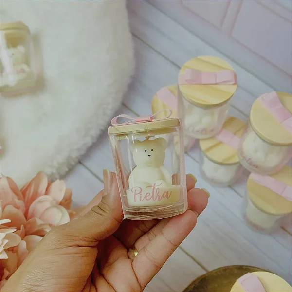 Vela personalizada urso baby