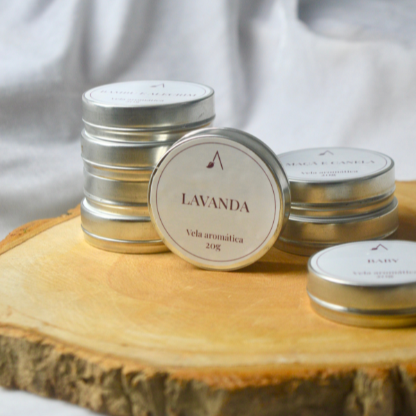Kit Teste de Aromas – Mini Velas em Lata (7 fragrâncias exclusivas)