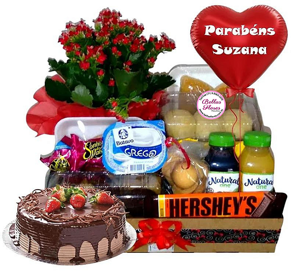 Café na Bandeja Feliz Aniversário