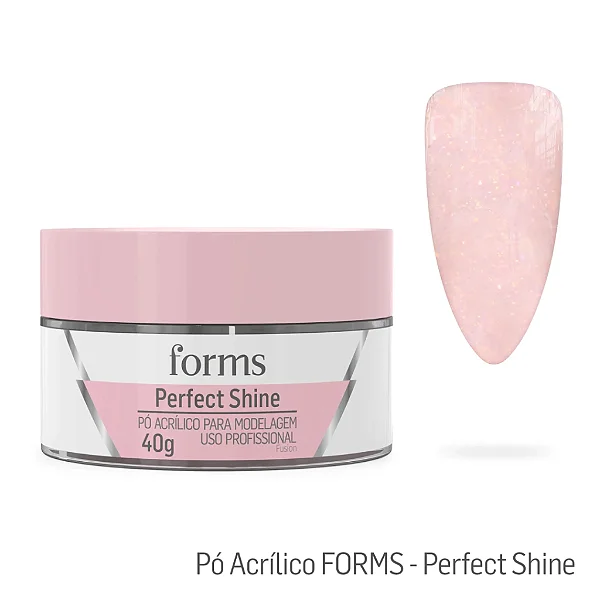 Pó Acrílico Perfect Shine 40g Forms