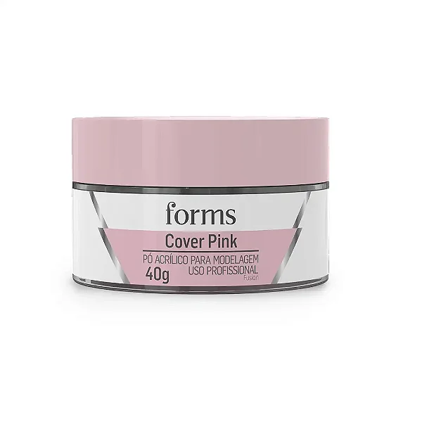 Pó Acrílico Cover Pink 40g Forms