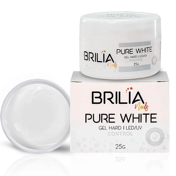 GEL PURE WHITE 25G BRILIA