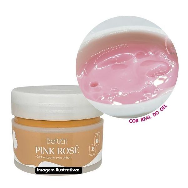 Gel Construtor Pink Rosé 24g Beltrat