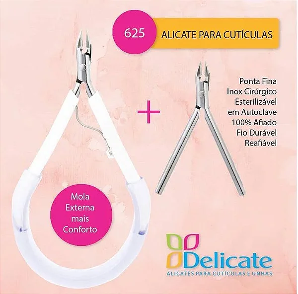 Alicate Profissional c/ Lamina Extra Delicate 625