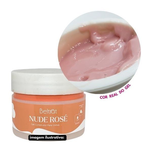 Gel Construtor Nude Rosé 14g Beltrat