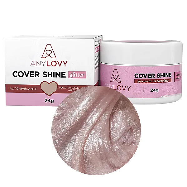 Gel Cover Shine c/ Glitter AnyLovy