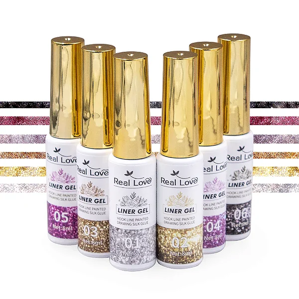 Fine Line GLOW Super GLITTER Real Love 8ml