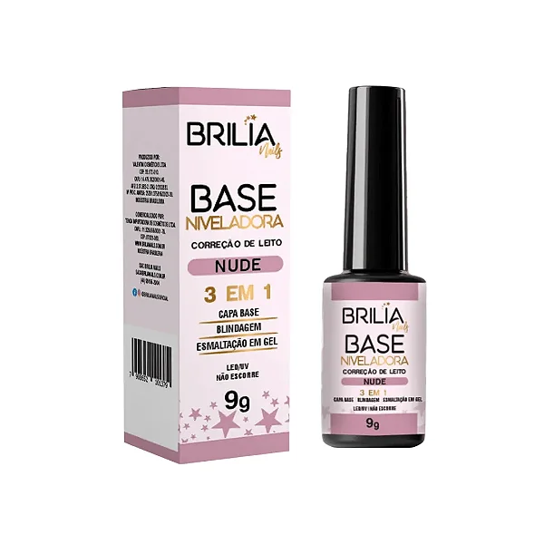 BASE NIVELADORA NUDE 9G BRILIA NAILS
