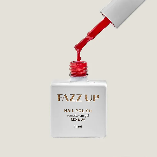 Esmalte em Gel Morango FAZZ UP 12ml