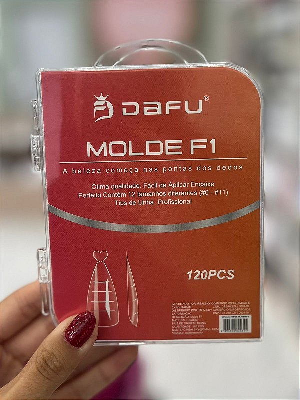 MOLDE F1 Almond Dafu 120 tips