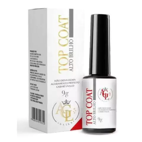 Top Coat Alto Brilho 9g AGL LED/UV
