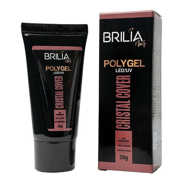 POLYGEL CRISTAL COVER 30G BRILIA NAILS
