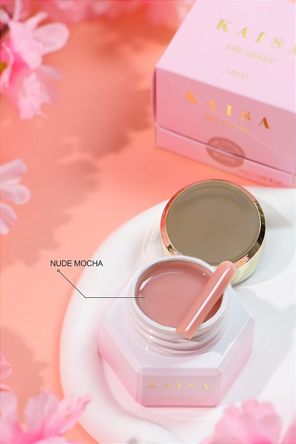 Gel Smart KAISA 30g Nude Mocha - Gel Construtor Profissional sem Preparadores