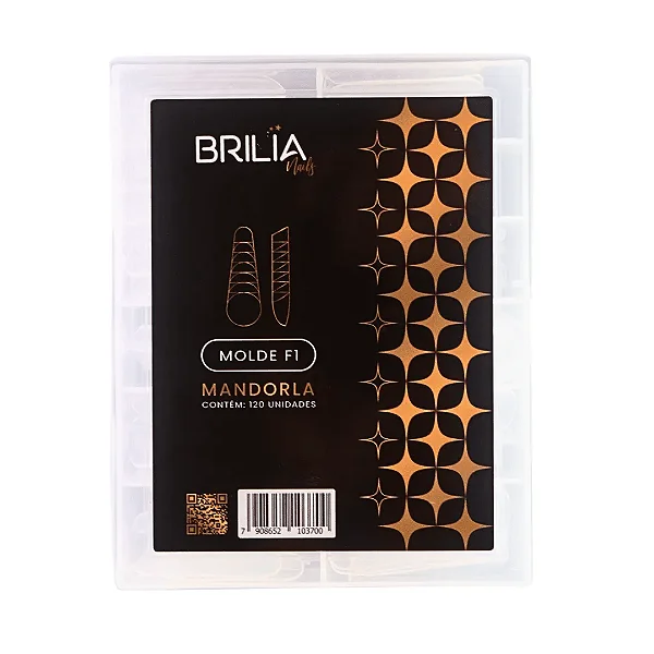 Molde F1 Mandorla 120un Brilia Nails