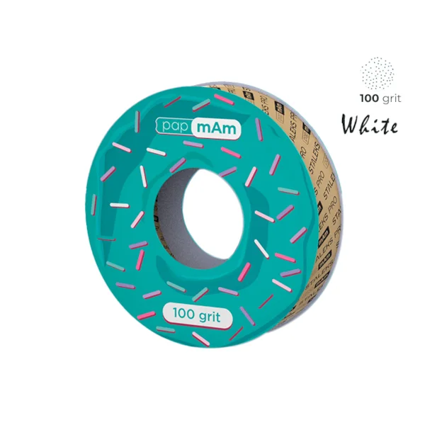 LIXA REFIL EM ROLO PAPMAM DE INSERCAO BRANCA - SEM ESTOJO - 100 GRIT - 7 METROS - ATSC-100W