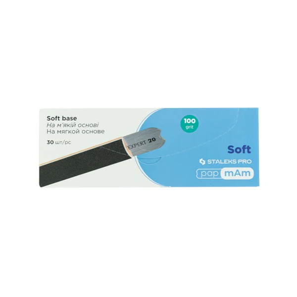 LIXA REFIL DE INSERCAO SOFT - PAPMAM - GRAO 100 - (30 UNIDADES) - DFCE-20-100