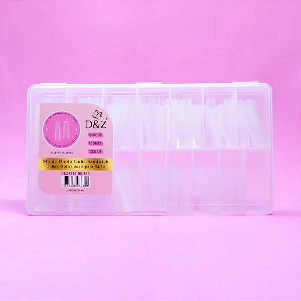 Molde F1 Duplo Sandwich D&Z – 240 Unidades c/ 15 Tamanhos Almond