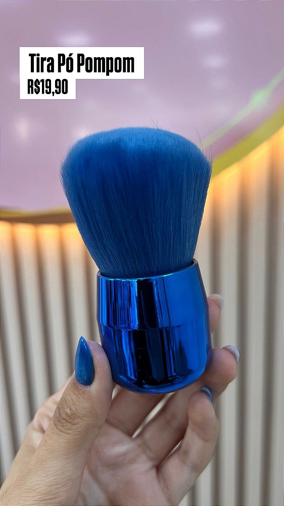 Tira Pó PomPom Azul Real Love