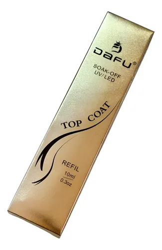 Refil Top Coat Soak-off UV/LED - 10ml DAFU