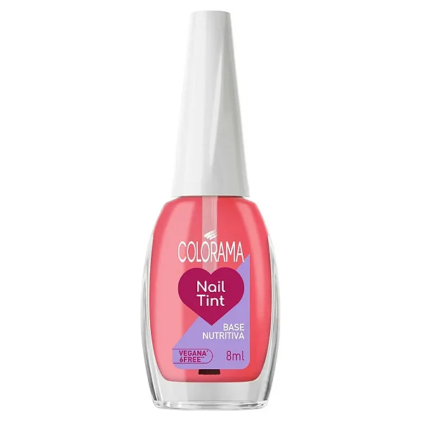 Base Nutritiva Colorama - Nail Tint Rosa Translúcido