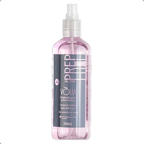 Prep Nail Spray 350Ml Vòlia Higienizador Preparador Para Unhas
