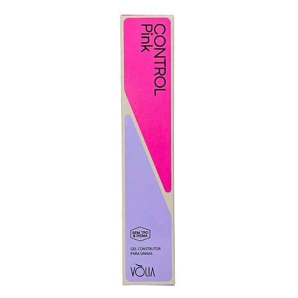 Gel Alongamento Unha Vòlia Refil Sache Bisnaga Economica Variações:Gel Control Pink 14g