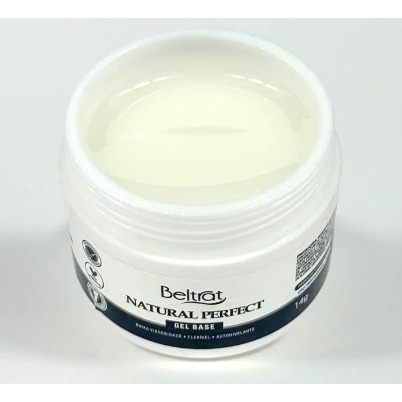 Gel Base Natural Perfect Beltrat 14g UV LED Para Unhas Blindagem E Alongamento
