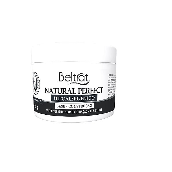 Gel Base Perfect Natural Beltrat 20g UV LED Para Unhas Blindagem E Alongamento