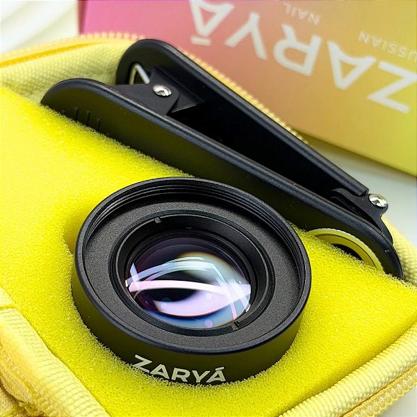 Lente Macro 4K 5X Zarya Para Celular Fotos De Unhas Nail Designer