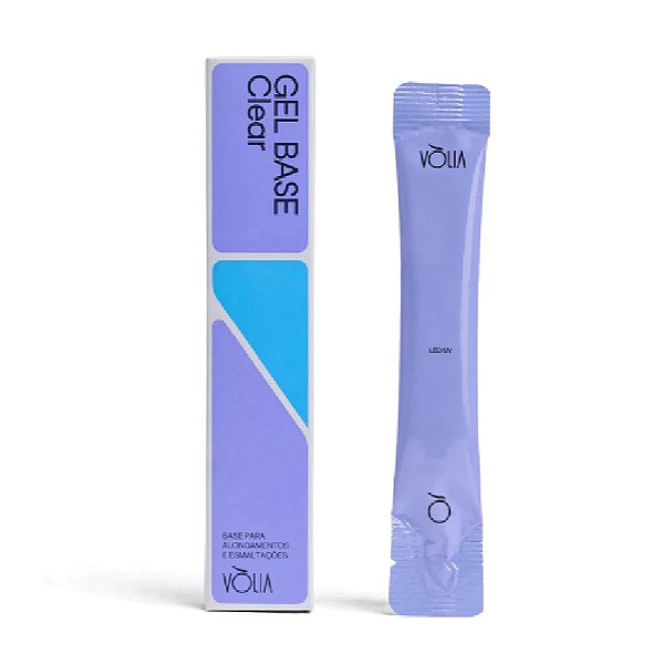 Gel Alongamento Unha Vòlia Refil Sache Bisnaga Economica Variações:Gel Base Clear 14g