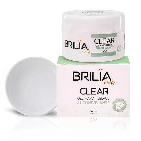 Gel Brilia Nails 25g UV LED Para Alongamento De Unhas Control Autonivelante Variação:Autonivelante Clear