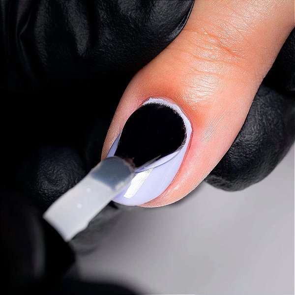 Top Coat Brilia Nails 9g Transparente Shine Ouro Prata UV LED Para Unhas Variação:Clear