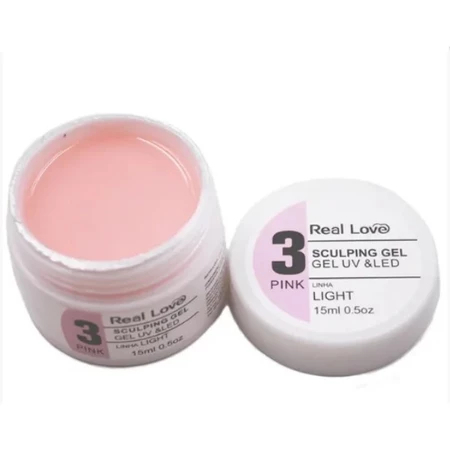 Gel Sculpting Real Love 15ml UV LED Para Alongamento De Unhas Profissional Variação:03