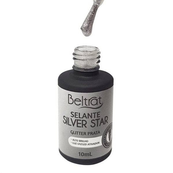 Selante Beltrat 10ml UV LED Para Unhas Top Coat Renda Nude Pink Tradicional Variação:Selante Silver