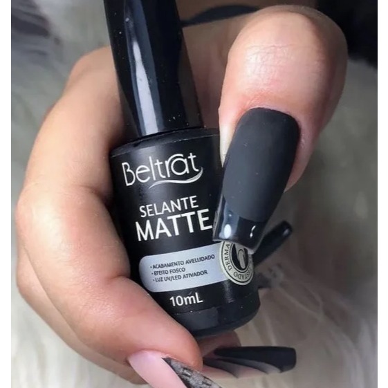 Selante Beltrat 10ml UV LED Para Unhas Top Coat Renda Nude Pink Tradicional Variação:Selante Matte