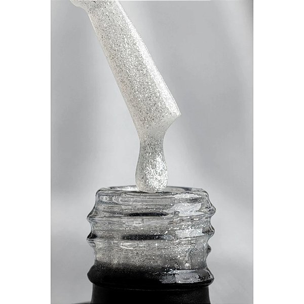 Sachê Top Coat Vólia 9g Selante Finalizador Unhas Gel Fibra UV LED Variação:Silver