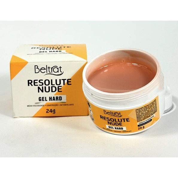 Gel Resolute Beltrat 24g UV LED Para Alongamento De Unhas Gel Construtor Variação:Gel Nude